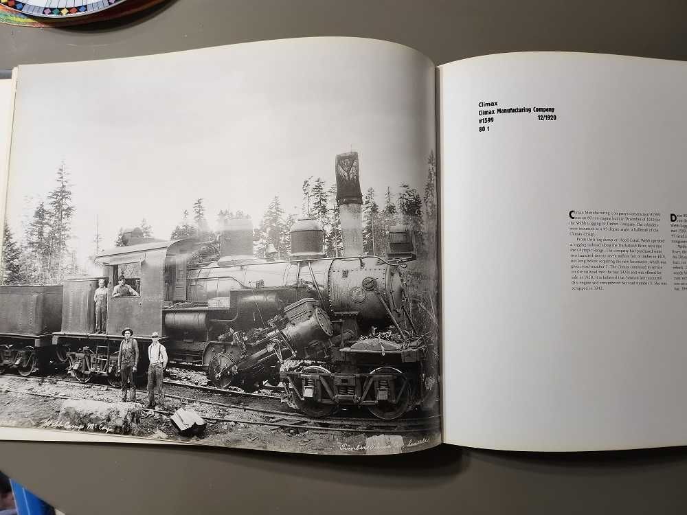 Kinsey Photographer The Locomotive Portraits  Album w trzech językach