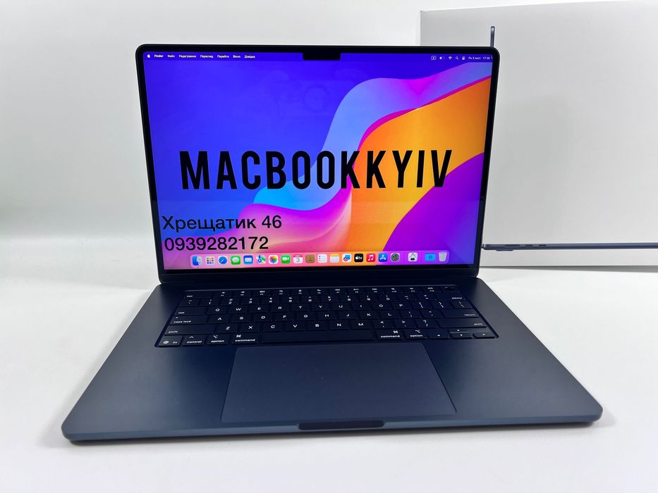 MacBook Air 15 2025 M4 24GB RAM 512GB SSD Midnight Магазин Гарантія