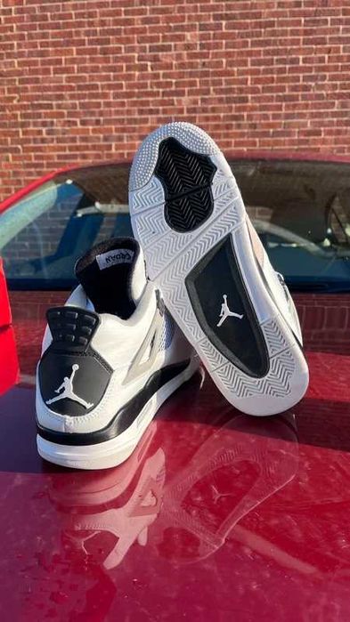 Buty Mokasyny Jordan_4_Retro_Military_Black R.43