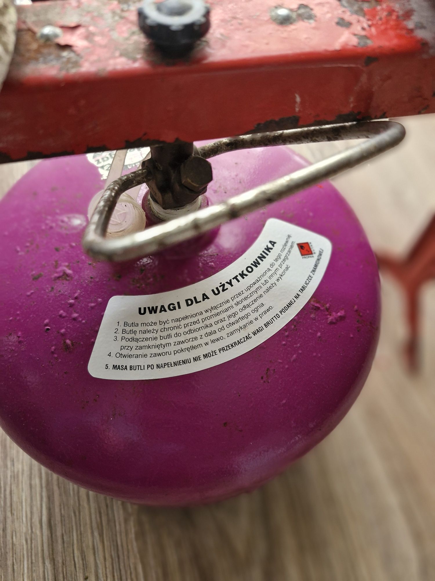 Butla gazowa kuchenka turystyczna
