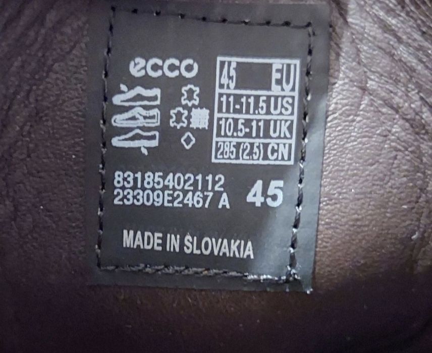 Чоловічі черевики ECCO Track 25 Low. 42,45 розмір. Оригінал.