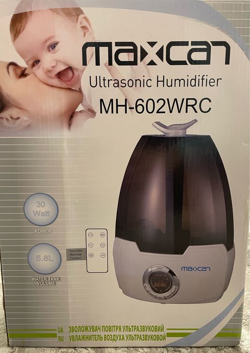 Зволожувач повітря ультразвуковий maxcan