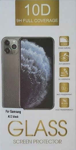 Szkło Hartowane 10D Pasuje Do Samsung S21 Plus S21+ Z Czarną Ramką