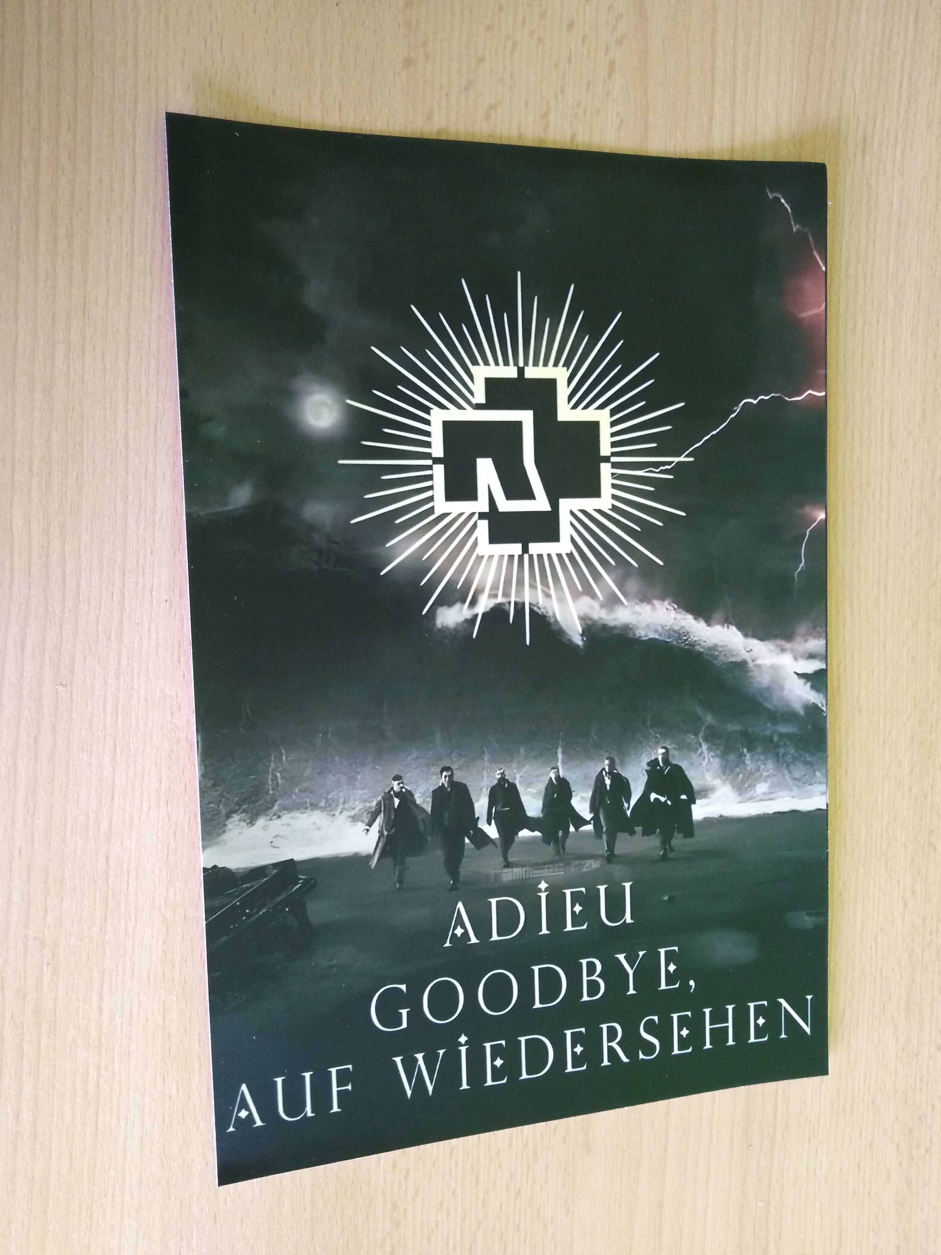 plakat zespołu muzycznego Rammstein