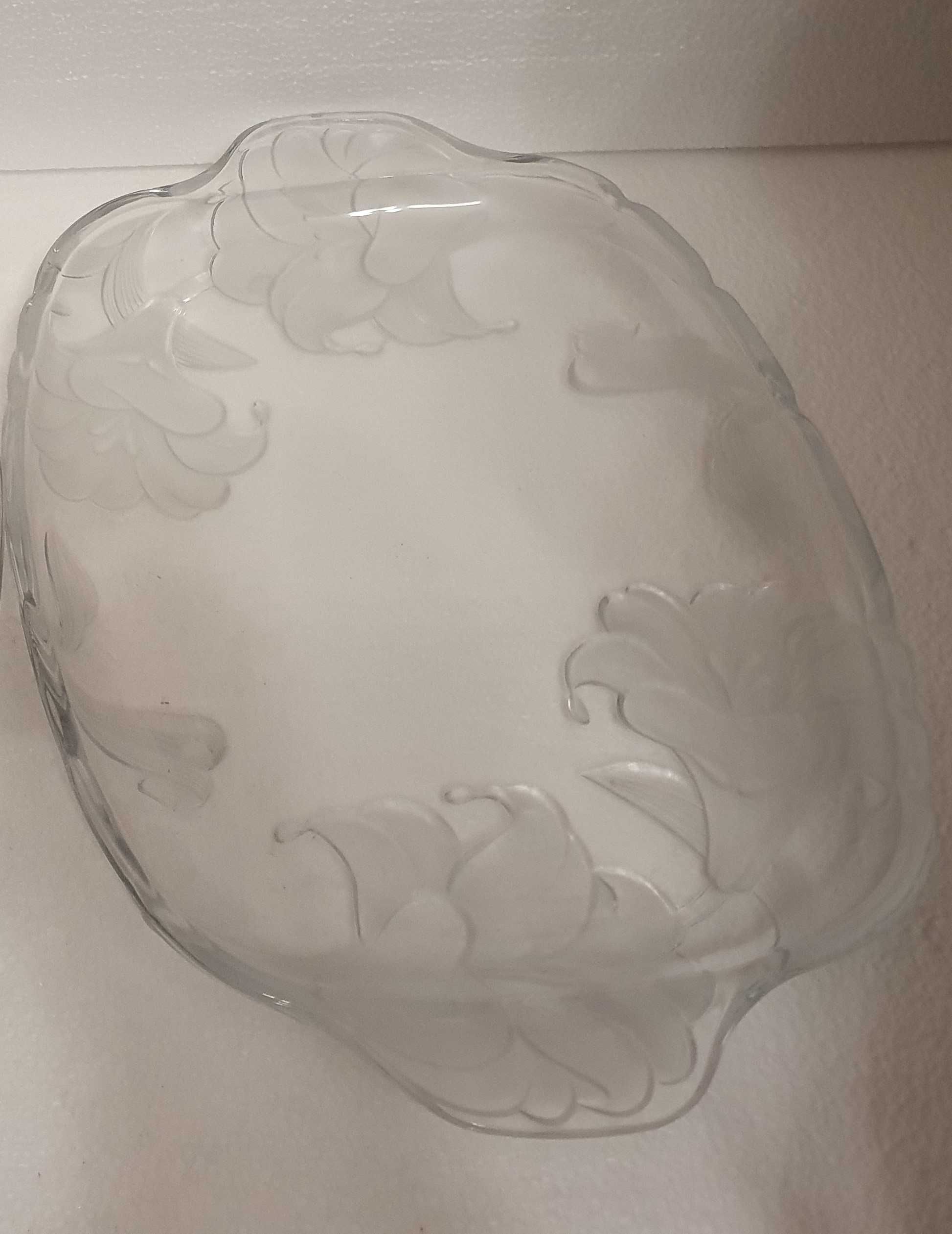 Travessa de Cristal Floral - Crystal Clear Studios Japan - Anos 70