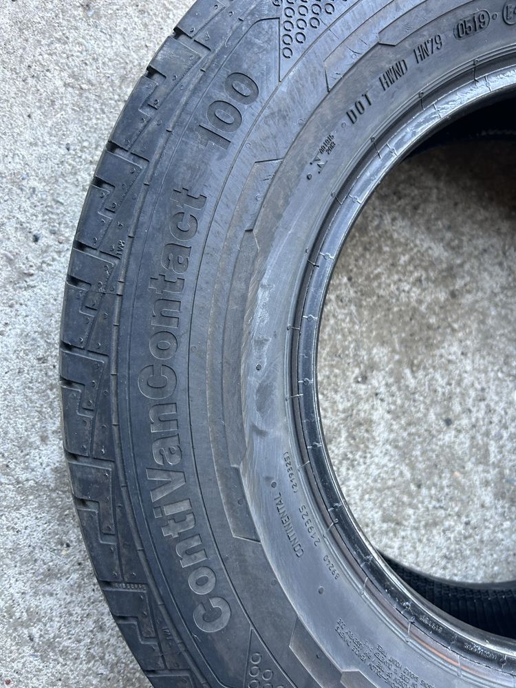 Opony letnie dostwcze 185R14C x 2 szt Continental