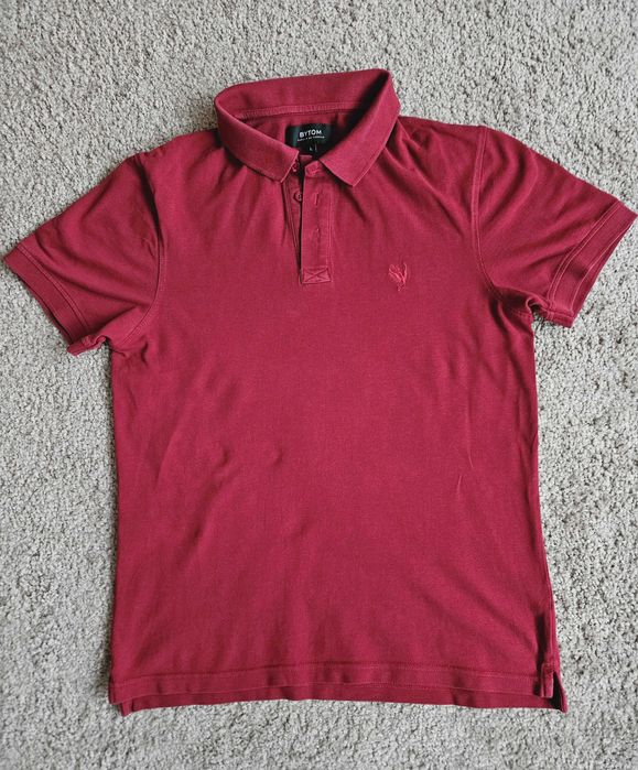 Koszulka polo męska bordowa Bytom rozm. M