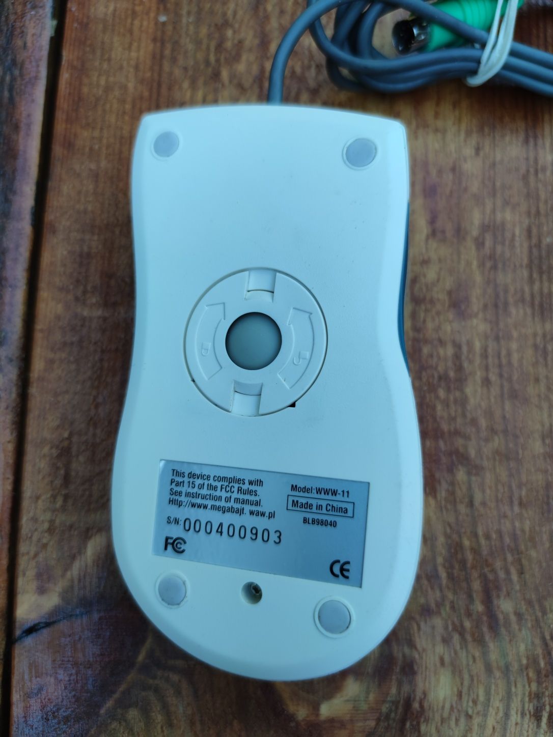 Old Rare Vintage Mysz komputerowa kulkowa A4Tech