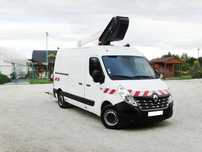 Renault Master 2.3 CDTi 125 PS z DOZOREM UDT  MOŻLIWY KREDYT LEASING PODNOŚNIK KOSZOWY ZWYŻKA KLUBB 12.5M  Możliwy Kredyt - Leasing, 1 Właściciel, Gotowy do pracy,