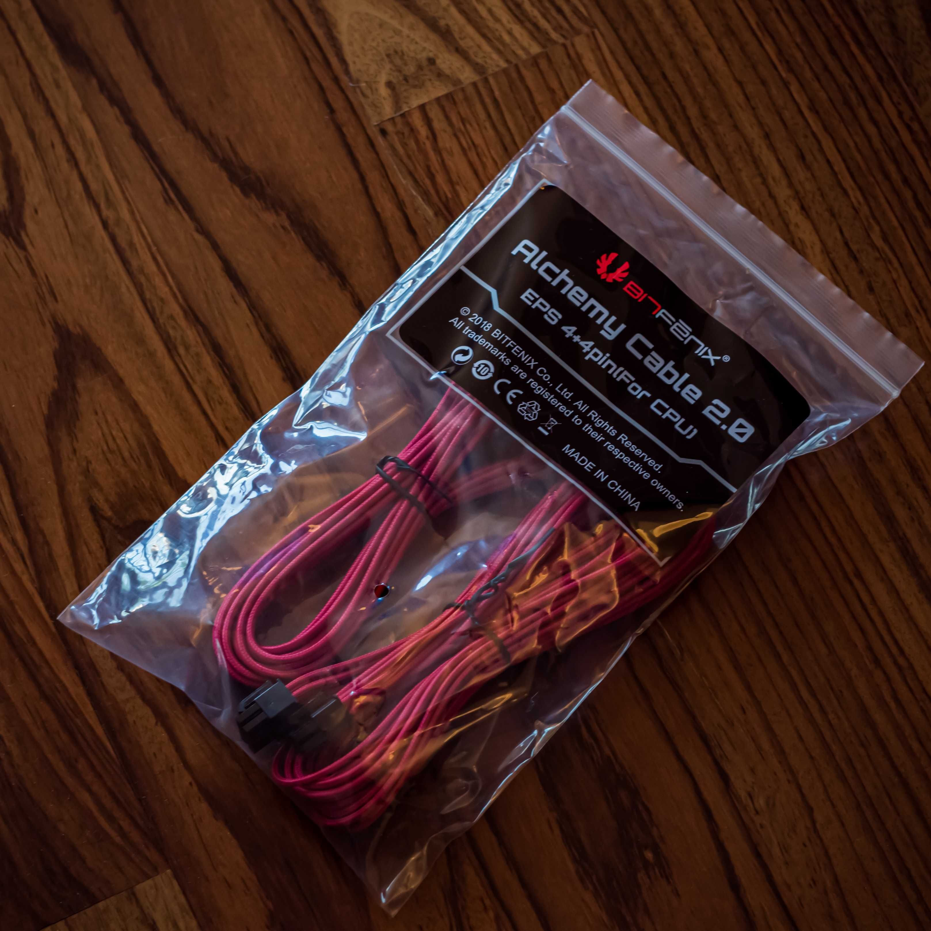 BitFenix Alchemy 2.0 PSU Cable Kit BQT-Series DPP Czerwone