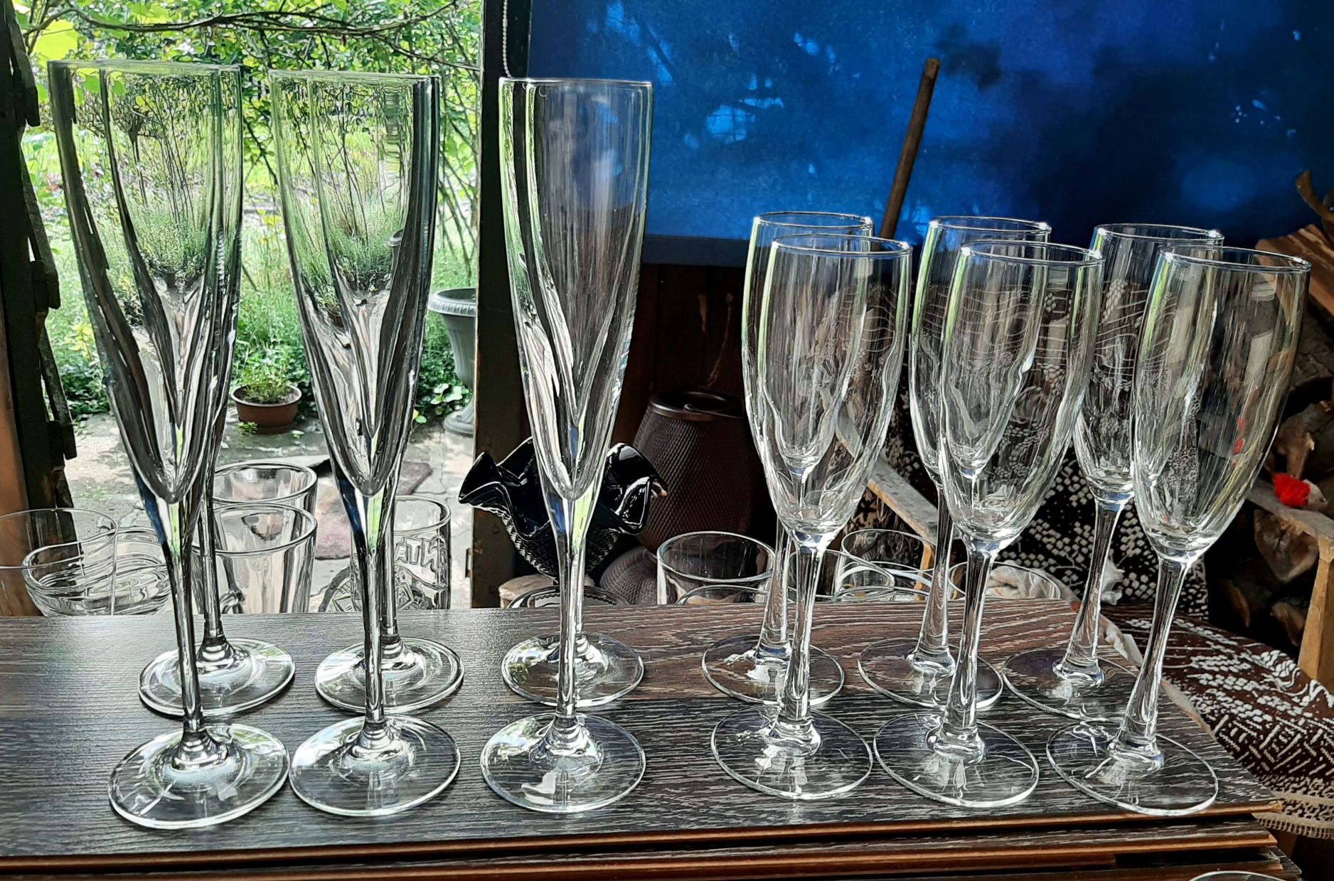 Komplet Kieliszków do Szampana do Domu Baru Wina Alkoholu Kieliszki