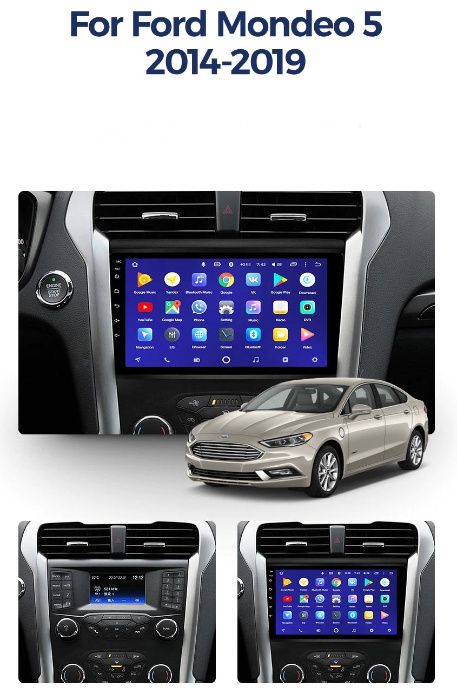 Radio nawigacja Ford Mondeo MK5 2013=2019 Android 9 WiFi Bluetooth