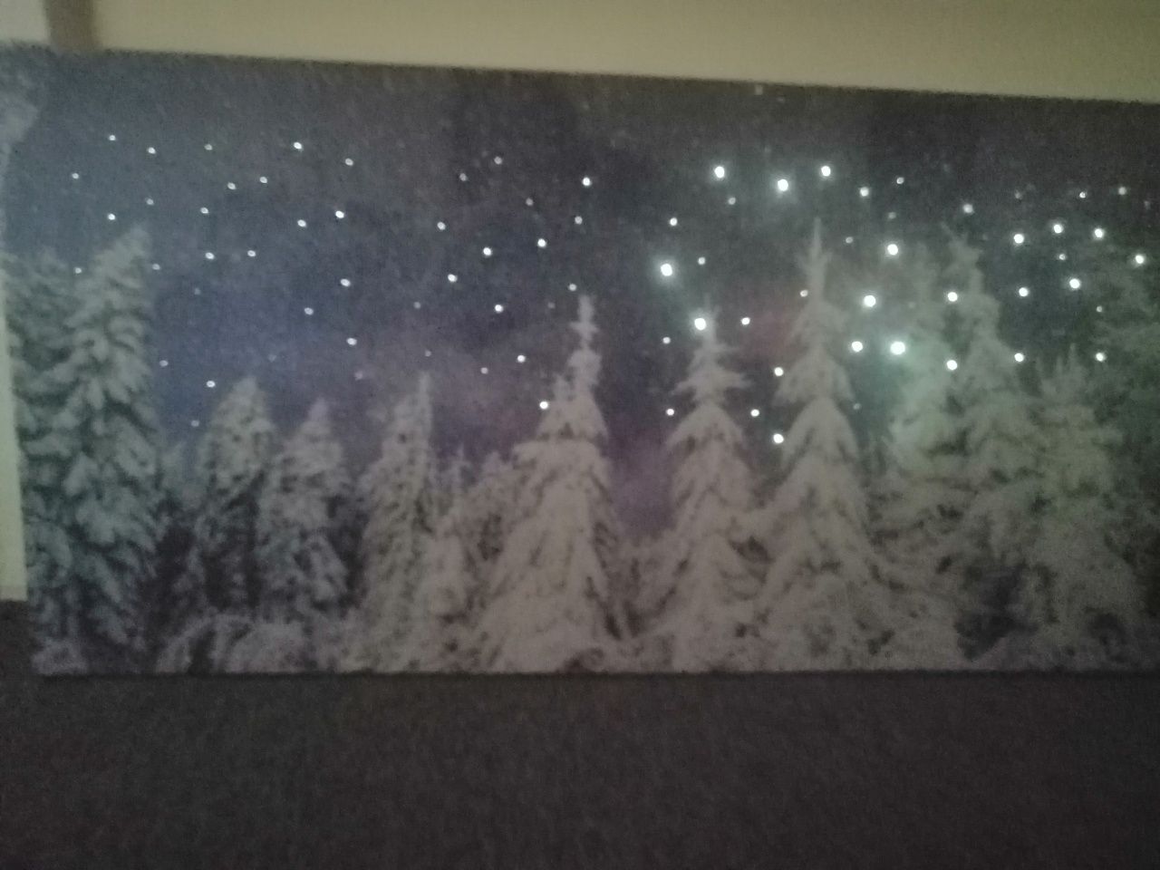 Nowy zafoliowany obraz LED 40cm x 80cm