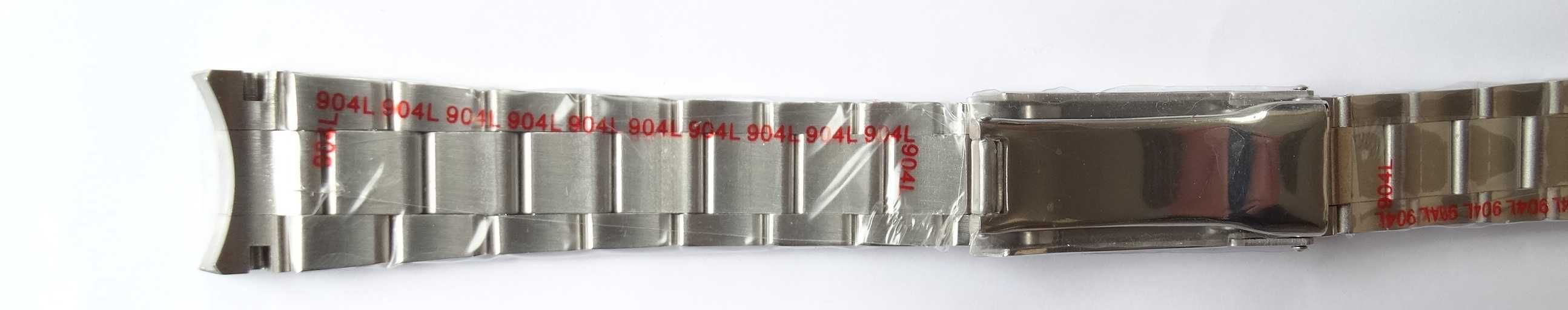 Bransoleta 20mm do zegarka Rolex Daytona GMT Submariner mat stal 904L