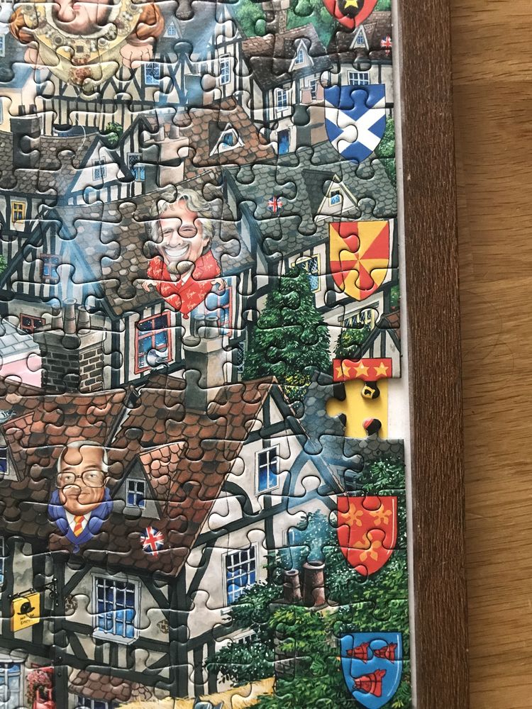 Mike Jupp’s I love Great Britain puzzle 1000 elementów brak jednego