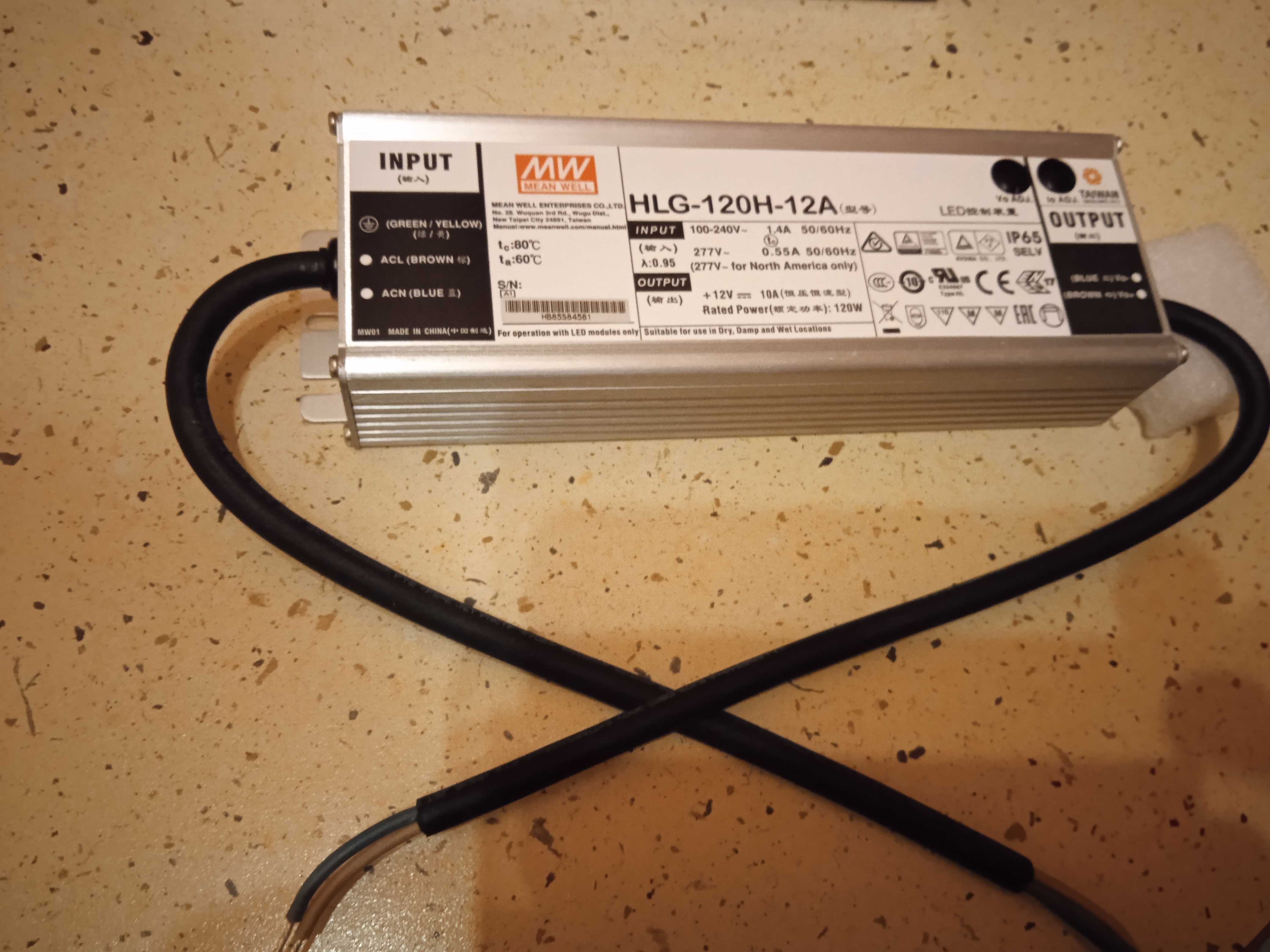 Zasilacz led transformator HLG-120H-12A