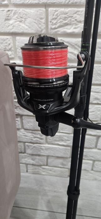 Wędki karpiowe sonik wraz z kołowrotkami shimano ultegra 5500