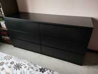 Komoda MALM Ikea 6 szuflad 160x78