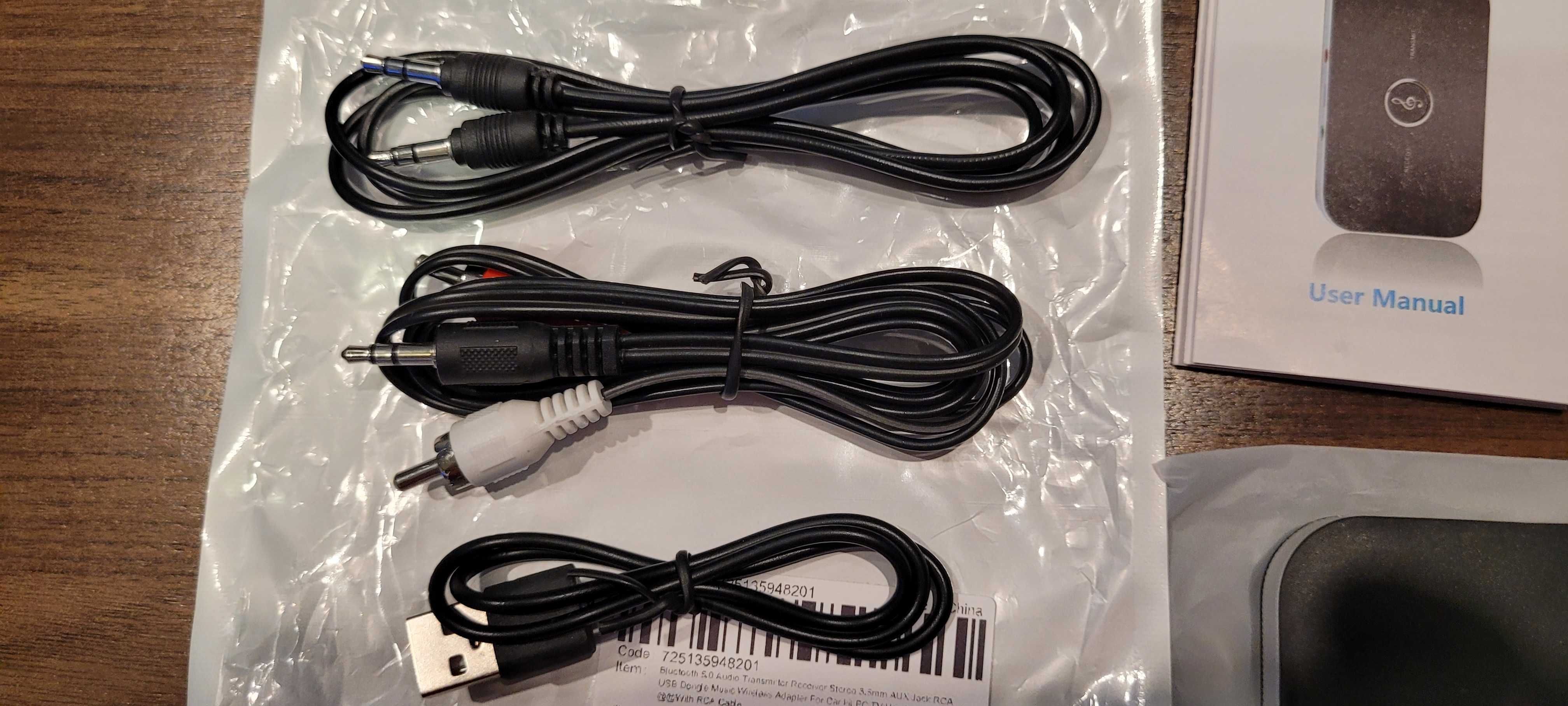 Transmiter bluetooth 5.0 adapter nadajnik - odbiornik.
