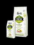 Корм Brit Fresh Active Run & Work Duck/Millet 2,5 и 12 кг
