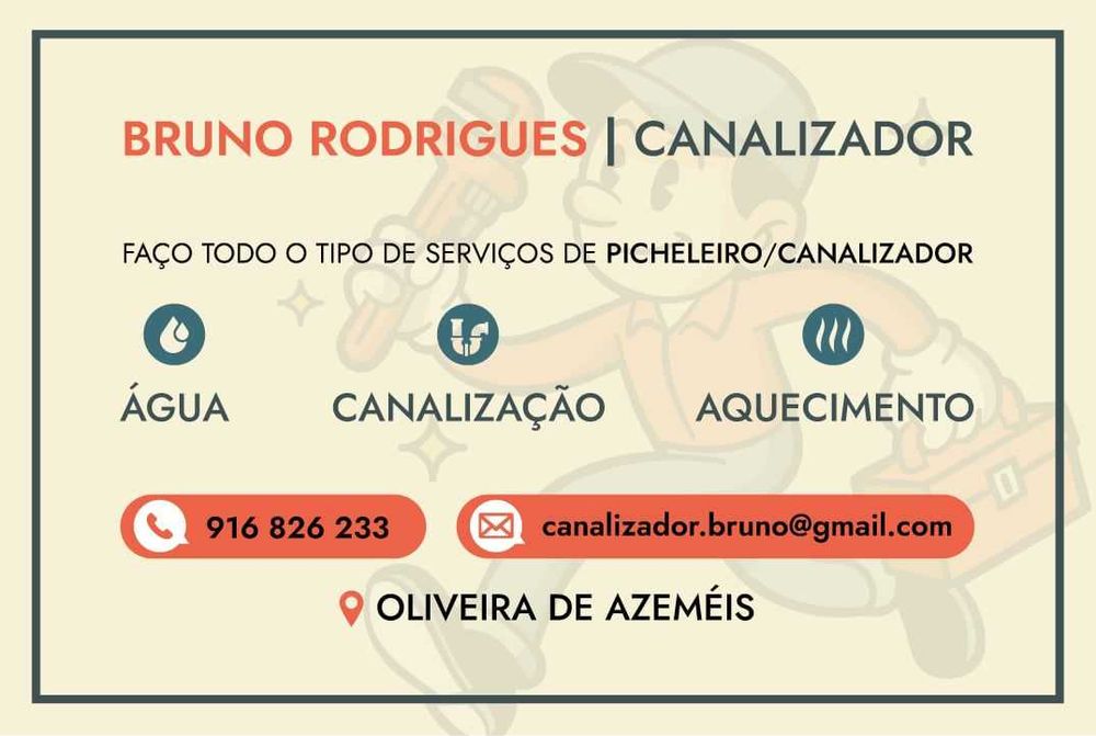 Canalizador / Picheleiro / Estores