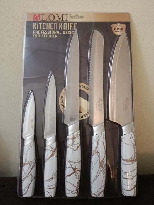 Lomi Кухонні ножі. Набір високоякісних кухонних ножів на блістері .