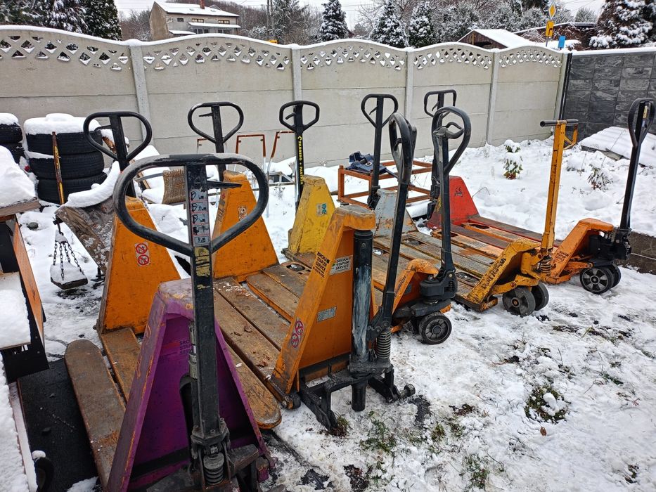 Wózki paletowe ręczne paleciaki 11 sztuk