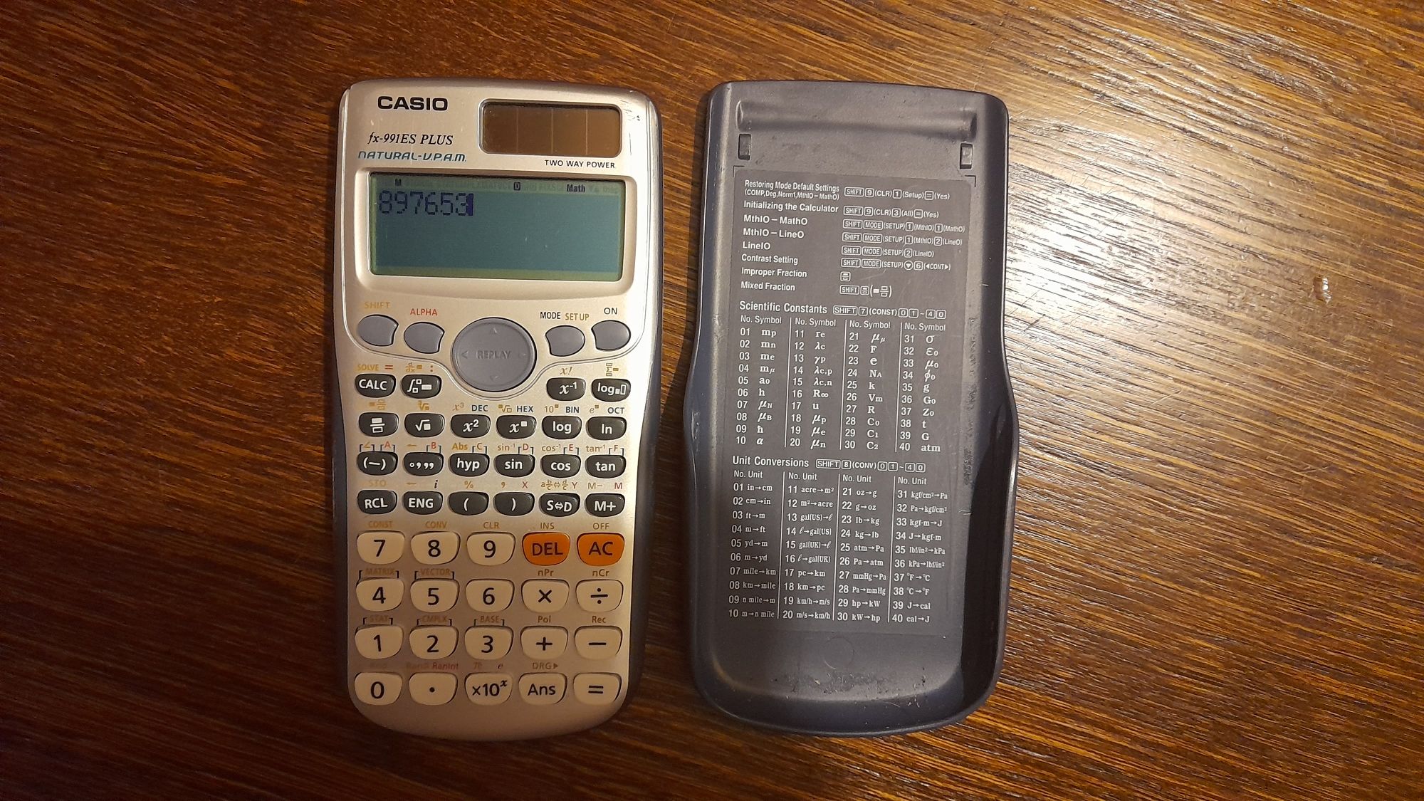 Kalkulator naukowy Casio fx-991ES Plus.Casio computer