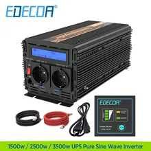 Inversor  12v/220V EDECOA 1500w onda pura /carregador de baterias