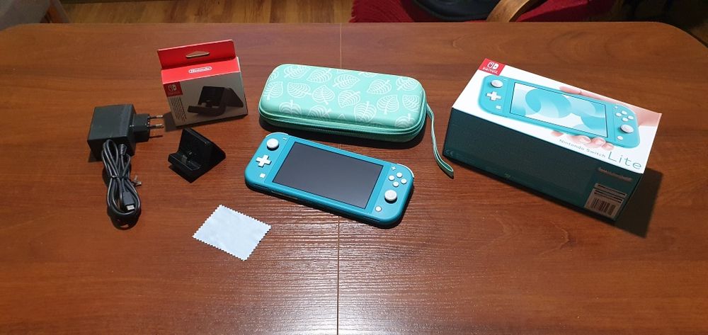 Zestaw Nintendo Switch lite turkusowy