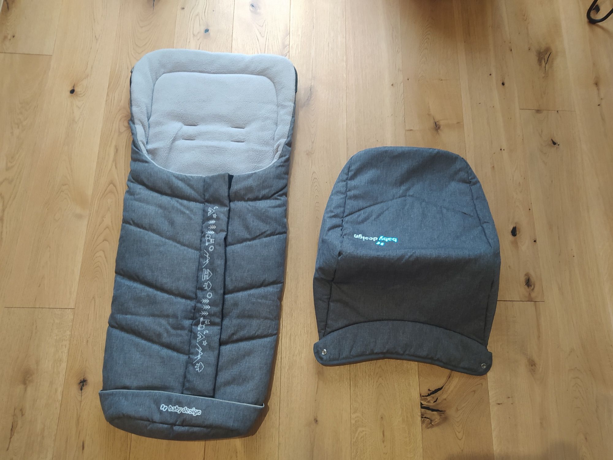Wózek Baby Design Husky 2 w 1 z adapterami