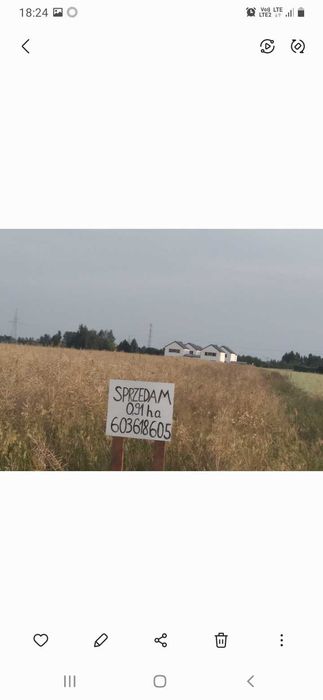 2 działki Podzamcze - gmina Łęczna