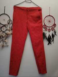 Czerwone eleganckie Spodnie