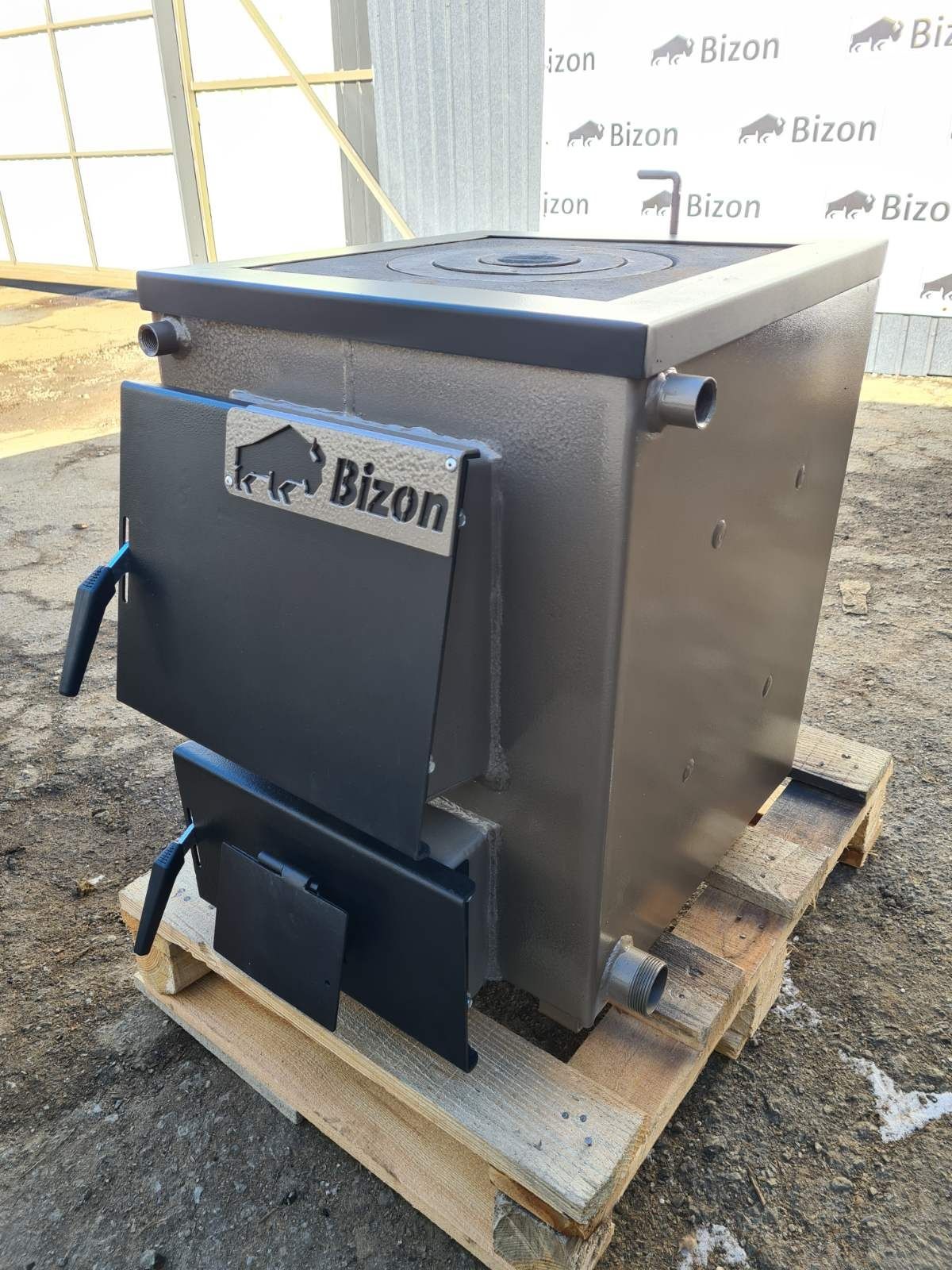 Котел твердотопливный Bizon М-200 20кВт (Широкий выбор) Доставка