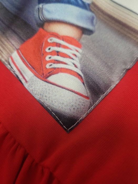 MEGA Bluza z laleczką, dziewczynką roz 134