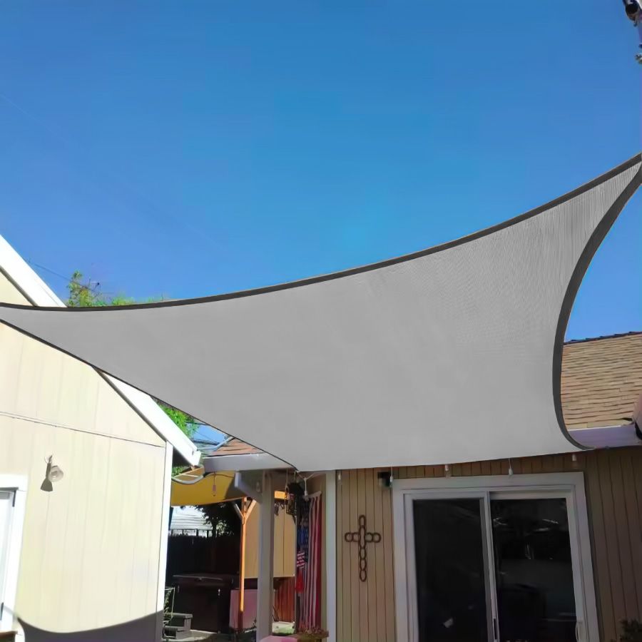 Żagiel przeciwsłoneczny daszek wodoodporny 2x3m ModernHome - szary