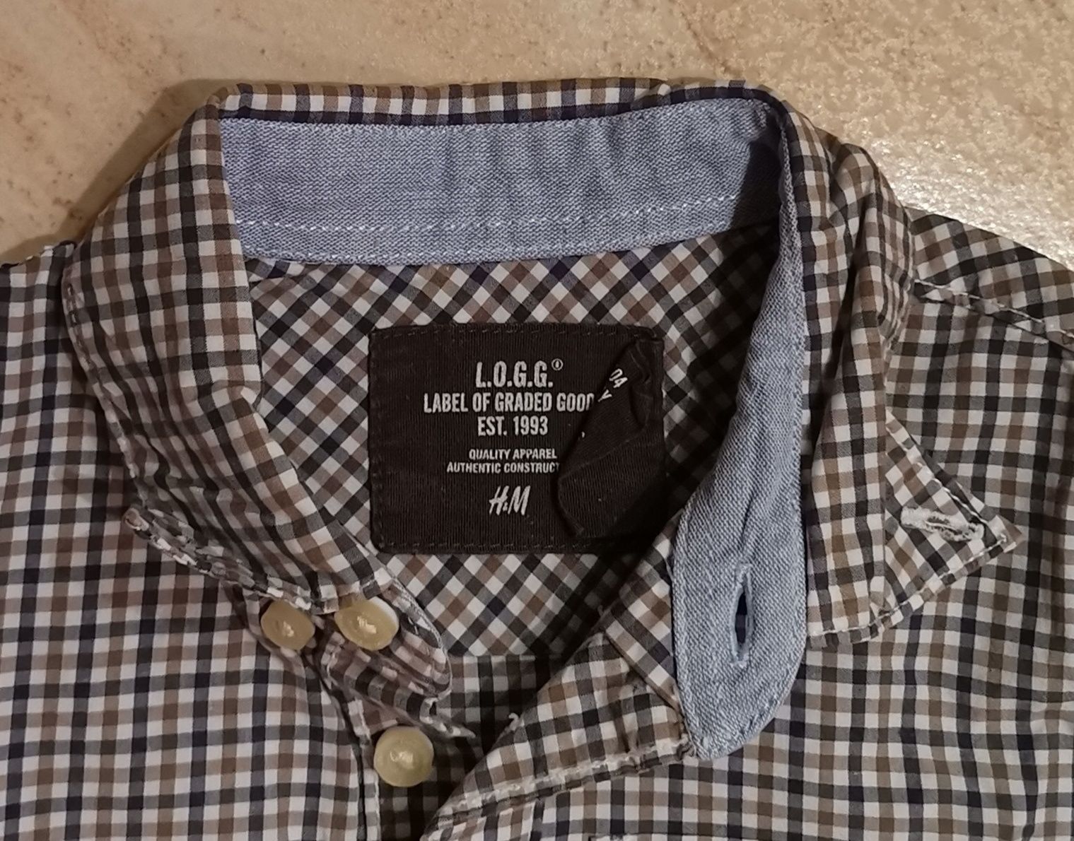 Koszula krata 104 3-4 lata L.O.G.G. H&M długi rękaw wysyłka