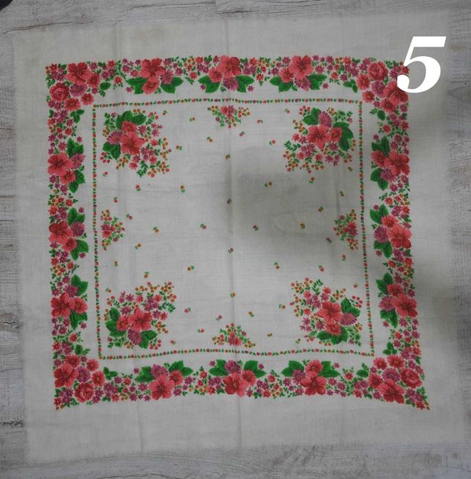 Платок шерстяной времен СССР. Хустка шерстяна, хустина.