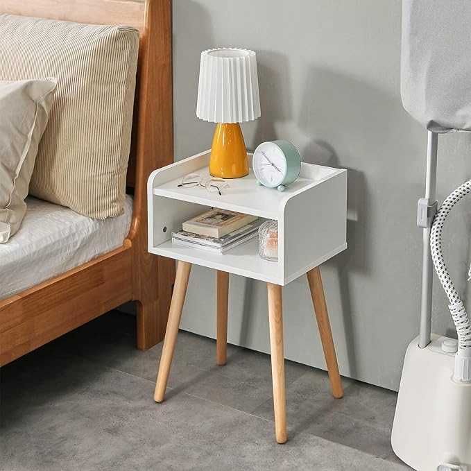 Skandynawski Design Stolik nocny szafka bez szuflady NrP65