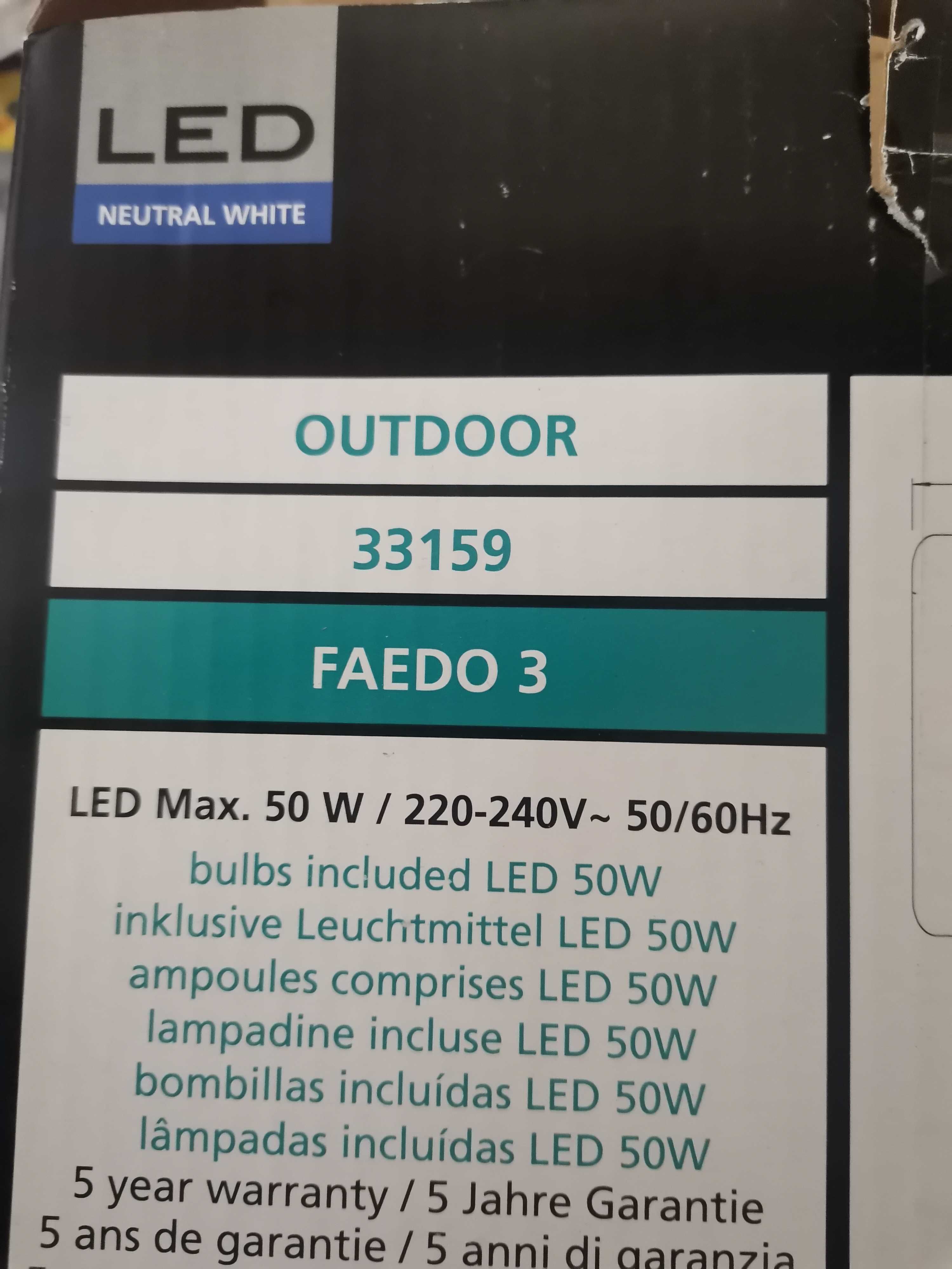 LED 53W 5000K z czujnikiem FADEO 3 33159 Eglo lampa