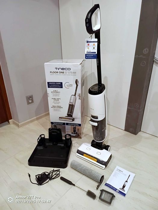 Tineco Floor ONE S7 Steam odkurzacz pionowy bezprzewodowy PARA 140°C