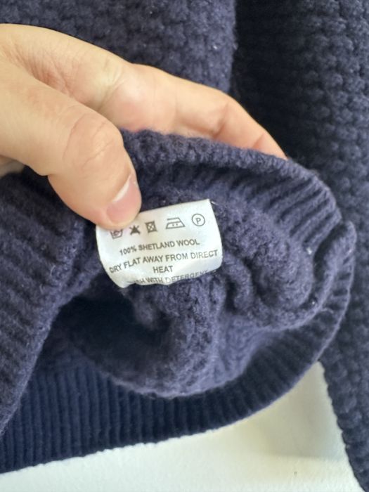 Теплый свитер Barbour из шерсти шетландских овец Размер 12