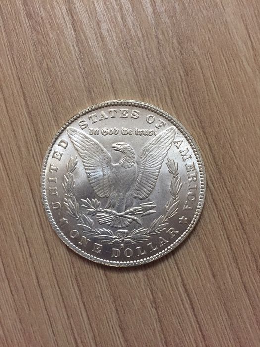 Интересная монета 1$ один доллар двухсторонняя новая состояние unc