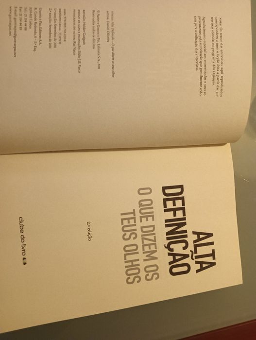 Alta Definição	O Que Dizem os Teus Olhos	Novo!*