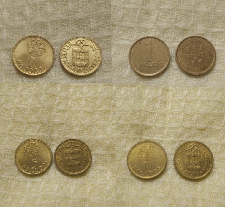 Coleção de Moedas e Notas Antigas