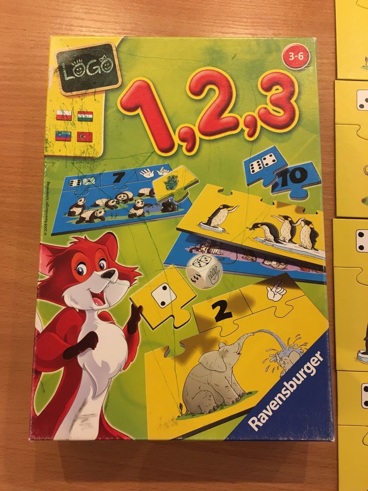 Gra/puzzle Ravensburger „1, 2, 3”