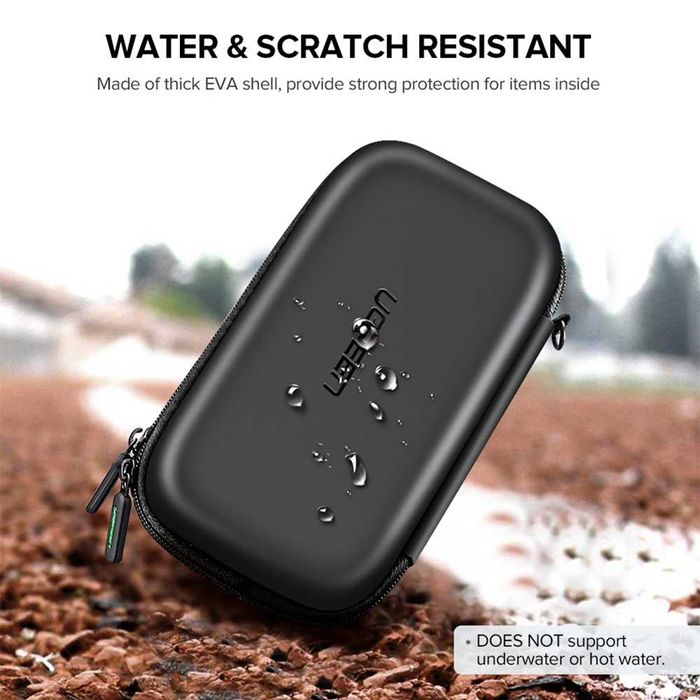 Сумка органайзер для проводов кабелей зарядок несессер для электроники