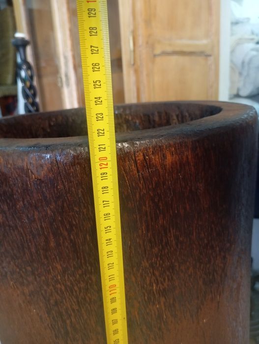 Vaso em tronco de palmeira 1.21 altura