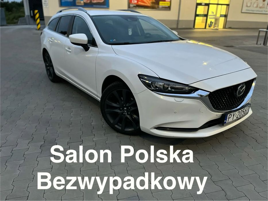 Mazda 6 Pewny#Zadbany#Bezwypadkowe#Polski Salon#Automat#Biała perła#19 Koła !!
