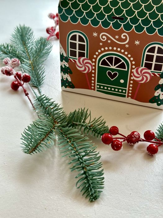 Солодкий подарунок «Будиночок» на День св. Миколая, Різдво, Новий рік